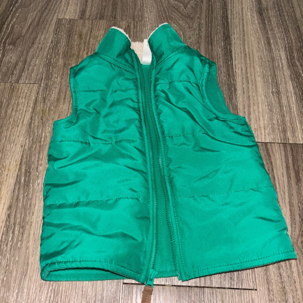 Carter's Green Puffer Vest